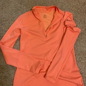 Nike long sleeve half-zip dri-fit performance pull over